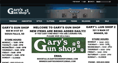 Desktop Screenshot of garysgunshop.com